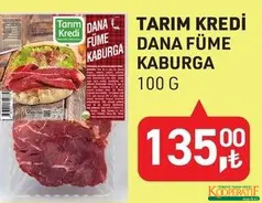 TARIM KREDİ DANA FÜME KABURGA 100 G TARIM KREDİ DANA FÜME KABURGA 100 G